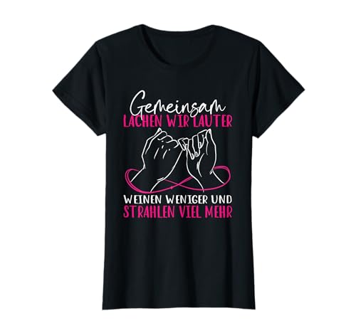 Beste Freundin Damen Mädchen Beste Freunde Bff Freundschaft T-Shirt von Beste Freundinnen u. Beste Freunde Designs