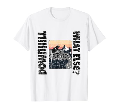 Vintage MTB Downhill Mountainbike Kinder Radsport T-Shirt von Beste Geschenke Mountainbiker Downhill Kleidung