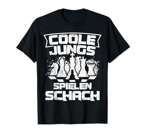 Coole Jungs spielen Schach- Schachspieler Geschenk Jungen T-Shirt von Beste Geschenkidee Für Schach & Schachspieler