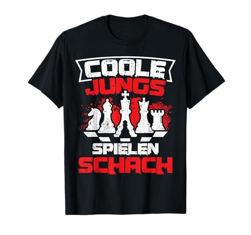 Coole Jungs spielen Schach- Schachspieler Kinder Jungen T-Shirt von Beste Geschenkidee Für Schach & Schachspieler