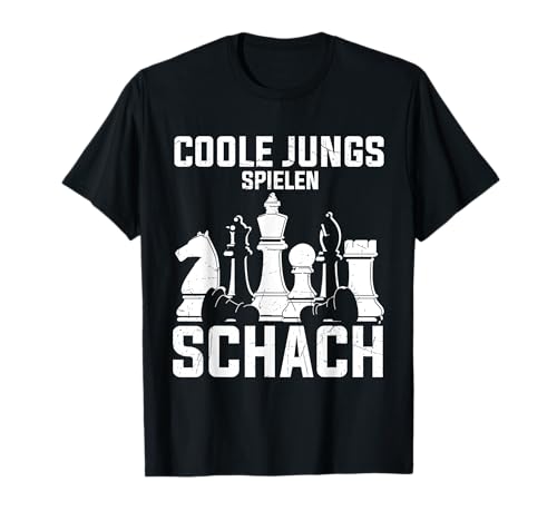 Coole Jungs spielen Schach- Schachspieler Kinder Jungen T-Shirt von Beste Geschenkidee Für Schach & Schachspieler