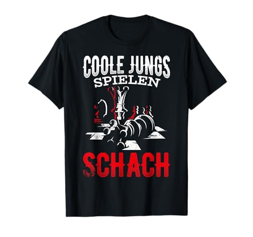 Coole Jungs spielen Schach- Schachspieler Kinder Jungen T-Shirt von Beste Geschenkidee Für Schach & Schachspieler