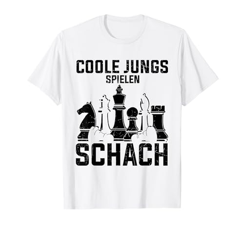 Coole Jungs spielen Schach- Schachspieler Kinder Jungen T-Shirt von Beste Geschenkidee Für Schach & Schachspieler