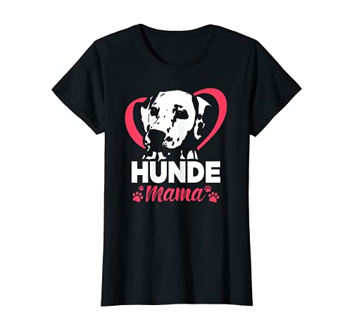 Damen Hundemama Dalmatiner Hundebesitzer Hunde T-Shirt von Beste Hundemama Geschenk Dalmatiner