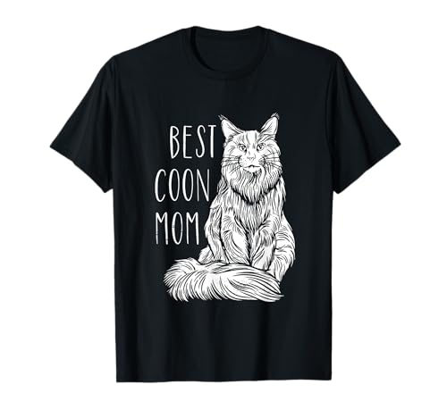 Beste Maine Coon Katzen Mama der Welt T-Shirt von Beste Katzenmama-Designs