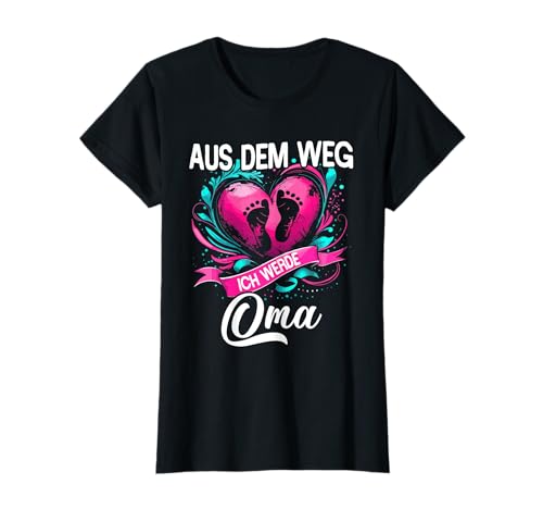 Damen Aus Dem Weg Ich Werde Oma Schwangerschaft Verkündung Baby T-Shirt von Beste Oma T-shirt Oma Enkel Geschenk 2025