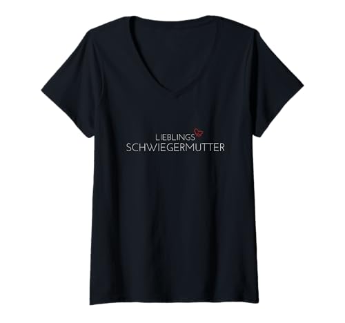 Damen Beste Schwiegermutter Geburtstag Lieblingsschwiegermutter T-Shirt mit V-Ausschnitt Damen Beste Schwiegermutter Geburtstag Lieblingsschwiegermutter T-Shirt mit V-Ausschnitt von Beste Schwiegermutter & Lieblingsschwiegermutter