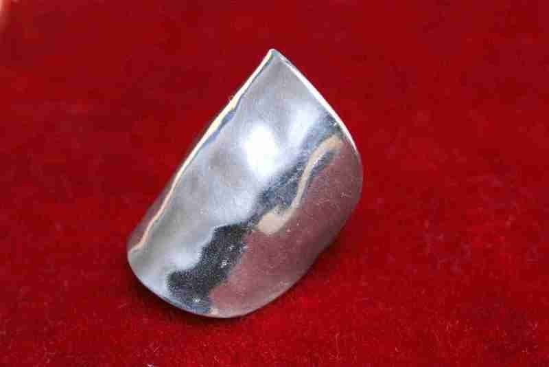 Löffelring Groß-Schmuck/Silberbesteckr27 von Besteckkuenstler