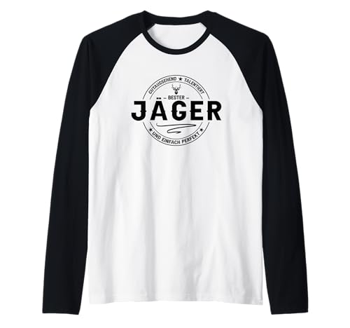 Herren Jagd Gadget Jungjäger Jagdprüfung Glückwunsch Bester Jäger Raglan Herren Jagd Gadget Jungjäger Jagdprüfung Glückwunsch Bester Jäger Raglan von Bester Jäger Geschenk und Jagd Gadget