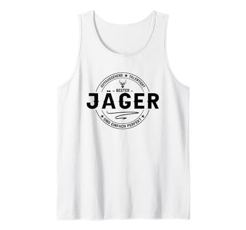 Herren Jagd Gadget Jungjäger Jagdprüfung Glückwunsch Bester Jäger Tank Top Herren Jagd Gadget Jungjäger Jagdprüfung Glückwunsch Bester Jäger Tank Top von Bester Jäger Geschenk und Jagd Gadget