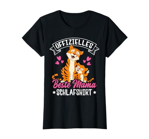 OFFIZIELLES Beste Mama Schlafshirt Bester Mama Schlafanzug T-Shirt von Bester Mama Schlafanzug Design