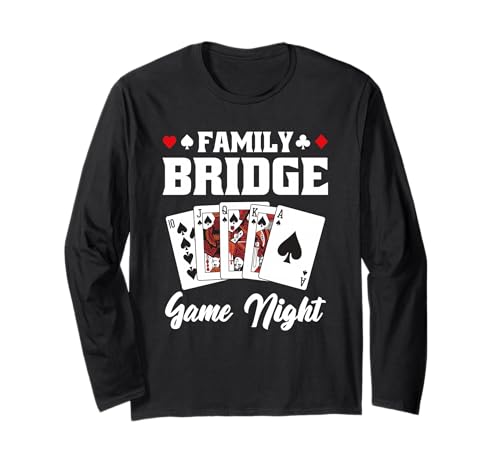 Lustiger Bridge Spruch Männer Frauen Bridge Game Night Langarmshirt Lustiger Bridge Spruch Männer Frauen Bridge Game Night Langarmshirt von Bestes Bridgespieler Outfit
