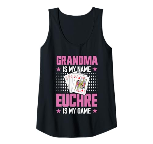 Damen Grandma is My Name Euchre is My Game Lustiges Kartenspiel Tank Top Damen Grandma is My Name Euchre is My Game Lustiges Kartenspiel Tank Top von Bestes Euchrespieler Überraschung Für Oma