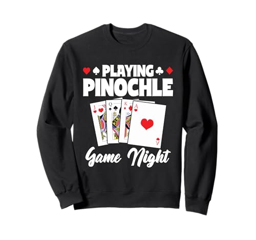 Cooles Kartenspiel Design Männer Frauen Binokel Spieleabend Sweatshirt Cooles Kartenspiel Design Männer Frauen Binokel Spieleabend Sweatshirt von Bestes Pinochle Spieler Tee
