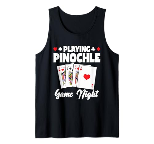 Cooles Kartenspiel Design Männer Frauen Binokel Spieleabend Tank Top Cooles Kartenspiel Design Männer Frauen Binokel Spieleabend Tank Top von Bestes Pinochle Spieler Tee