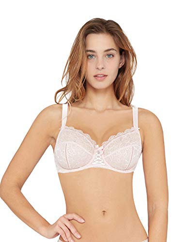 Bestform Damen Luccia Bügel-BH, Pink (Blush 04A), 90F (Herstellergröße: 105F) von Bestform