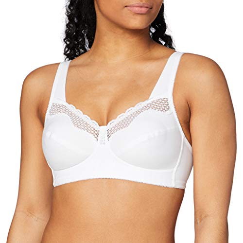 Bestform Damen Schalen BH Cotton Comfort, Weiß, Gr.80B (Herstellergröße:36B) von Bestform