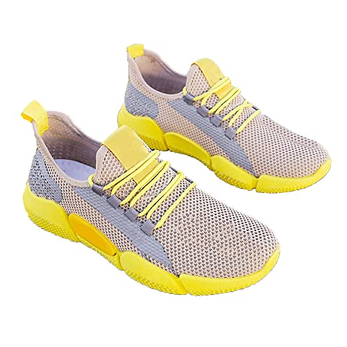 Bestgift Atmungsaktive Laufschuhe Mesh Schuhe Casual Sneakers Herren Schuhe, Bildfarbe 1, 42.5 EU von Bestgift