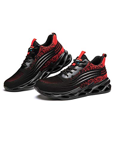 Bestgift Herren Unisex Stahlkappenschuhe, rutschfest, unzerstörbar, Arbeitssicherheitsschuhe, rot, 42 2/3 EU Bestgift Herren Unisex Stahlkappenschuhe, rutschfest, unzerstörbar, Arbeitssicherheitsschuhe, rot, 42 2/3 EU von Bestgift