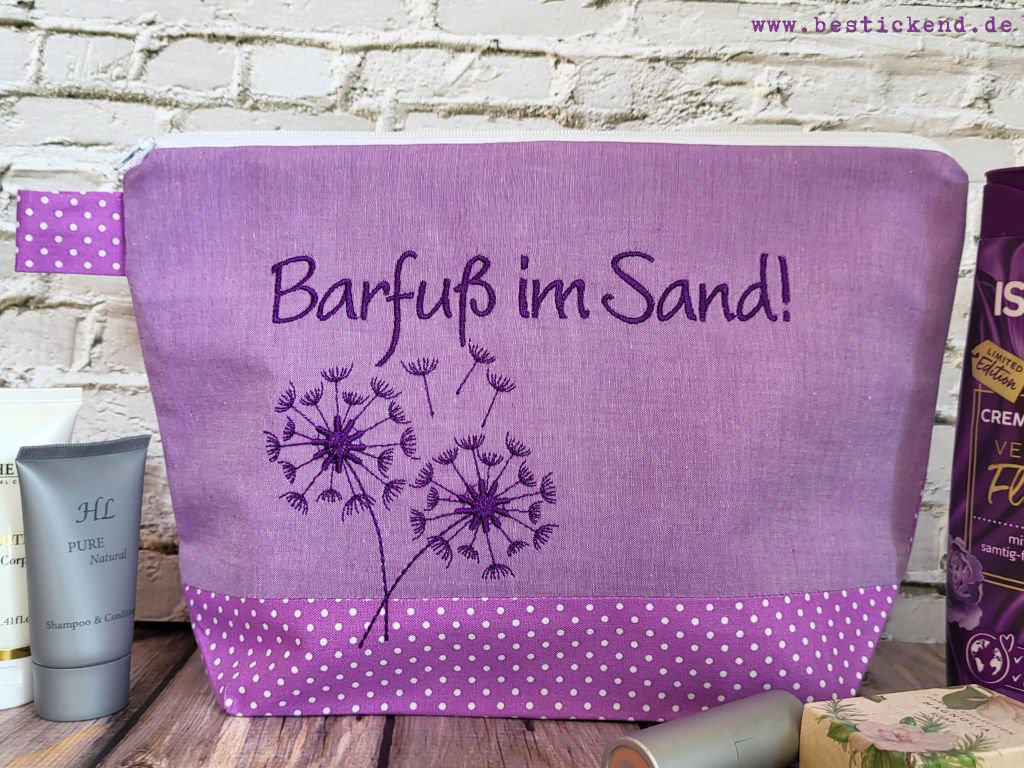 Bestickte Tasche Pusteblume + Name /Flieder/ Wickeltasche Kulturbeutel Windeltasche Kulturtasche Waschtasche 20 Schriftarten Kosmetiktasche Bestickte Tasche Pusteblume + Name /Flieder/ Wickeltasche Kulturbeutel Windeltasche Kulturtasche Waschtasche 20 Schriftarten Kosmetiktasche von Bestickend