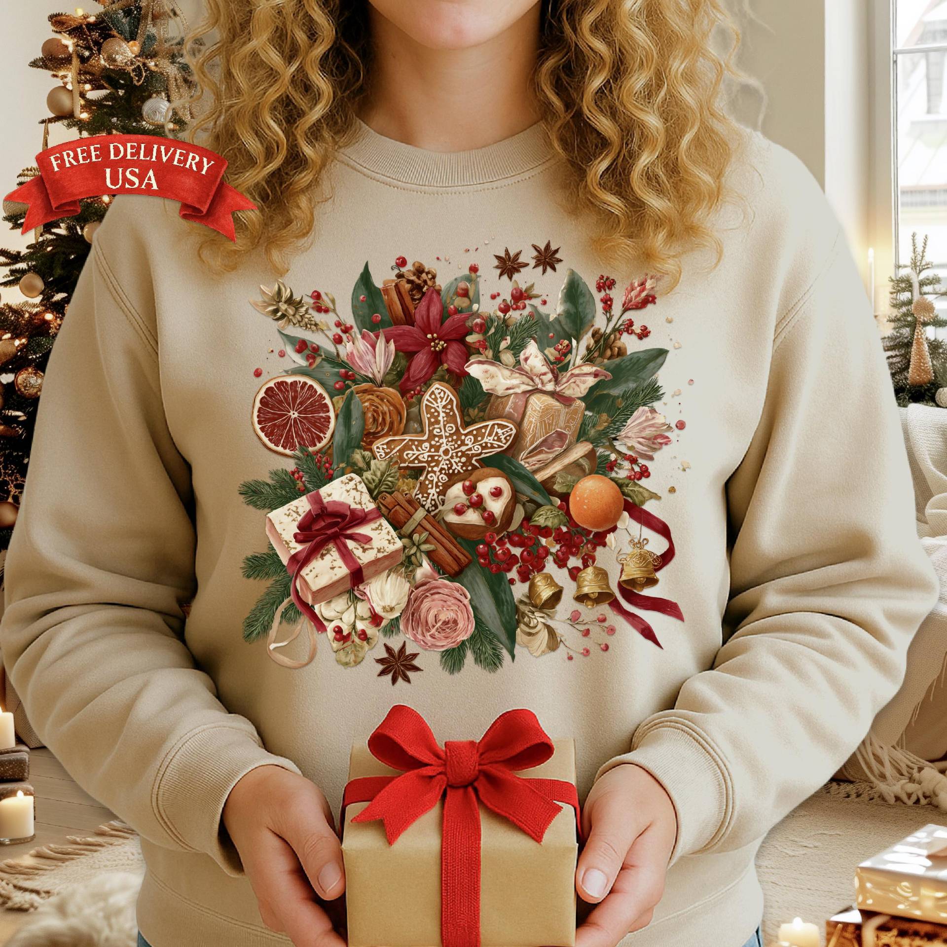 Weihnachts-Shirt & Sweatshirt - Passendes Familien-Outfit Für Freunde, Weihnachten Oder Den Winter-Look von BestieDesignGifts