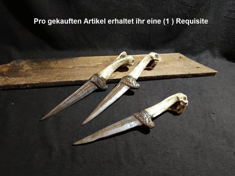 Larp Ork Polsterwaffe - Kriegsmesser Mit Knochengriff von BestinSlotLARP