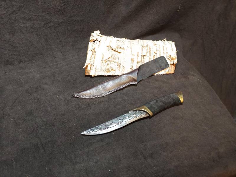 Larp Polsterwaffe Prop - Jagdmesser Aus Dem Düsterwald Mit Lederscheide von BestinSlotLARP
