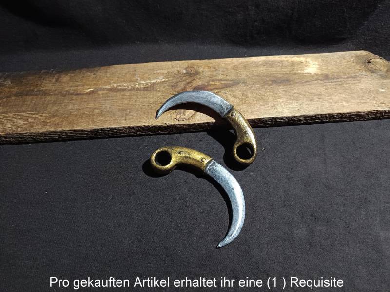 Larp Polsterwaffe Requisite - Karambit | Messing Optik von BestinSlotLARP