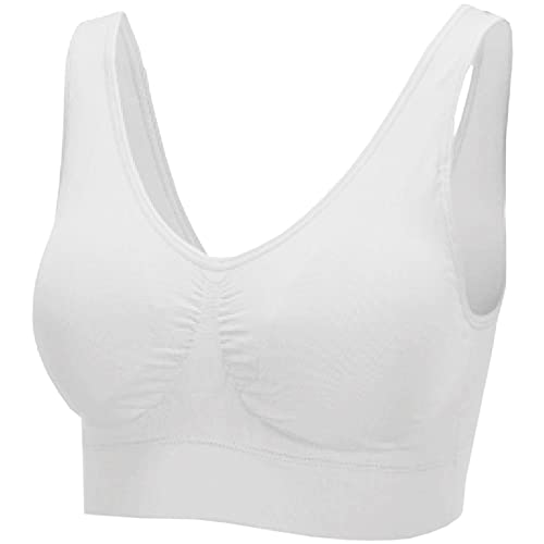 Bestlivings Damen Basic Wohlfühl BH Seamless BH Bralette - ohne Bügel, ohne Clips - Nahtloser Yoga Bra Top von Bestlivings