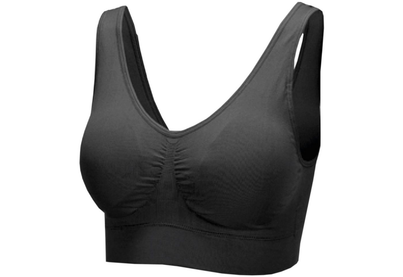 Bestlivings T-Shirt-BH (Set, 1-tlg) Damen Basic Wohlfühl BH Seamless BH Bralette - ohne Bügel, ohne Clips - Nahtloser Yoga Bra Top von Bestlivings