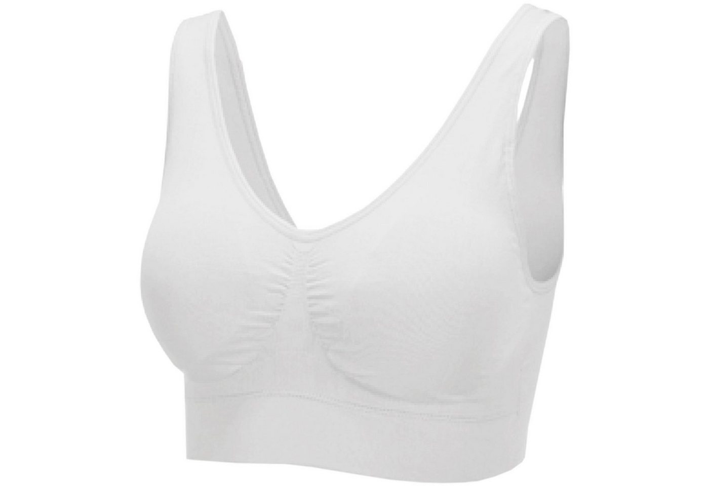 Bestlivings T-Shirt-BH (Set, 1-tlg) Damen Basic Wohlfühl BH Seamless BH Bralette - ohne Bügel, ohne Clips - Nahtloser Yoga Bra Top von Bestlivings