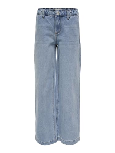 ONLY A/S Mädchen Kogcomet Wide Dnm Lb Noos Hose, Light Blue Denim, 164 EU von ONLY