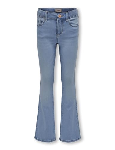 ONLY A/S Mädchen Kogroyal Life Reg Flared Pim020 Noos Jeans, Light Blue Denim, 152 EU von ONLY