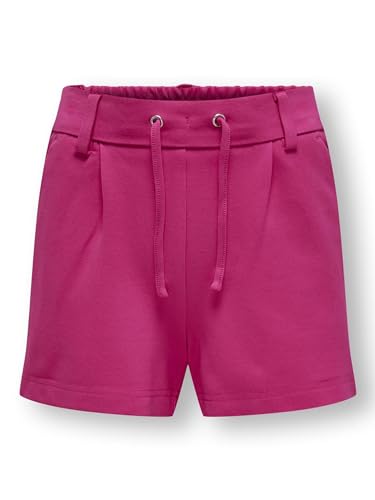 ONLY A/S Mädchen Kogpoptrash Easy Noos Shorts, Pink Yarrow, 134 EU von ONLY