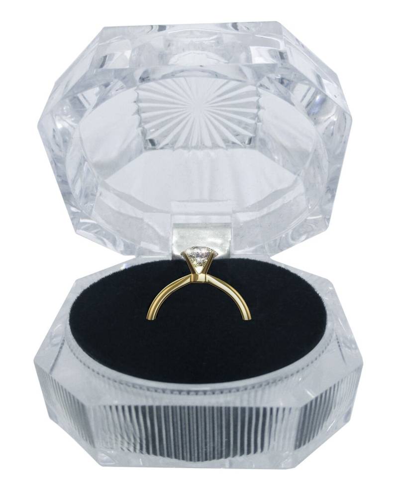 24 Stücke Großverkauf Lots Kunststoff Klar Kristall Schmuck Ring Display Aufbewahrungsboxen 24 Stücke Großverkauf Lots Kunststoff Klar Kristall Schmuck Ring Display Aufbewahrungsboxen von Beststuffromus