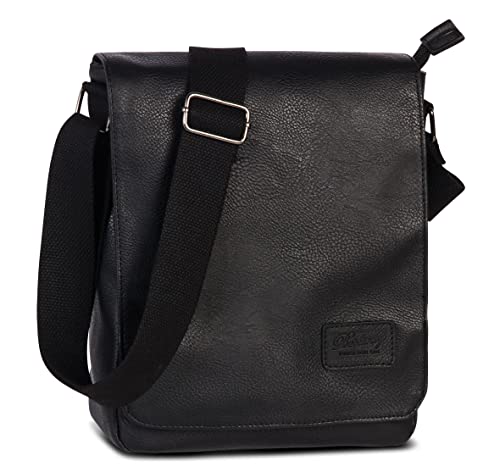 Bestway Freizeit-Tasche Messenger Umhängetasche PU schwarz 21 x 25 x 07 cm von Bestway