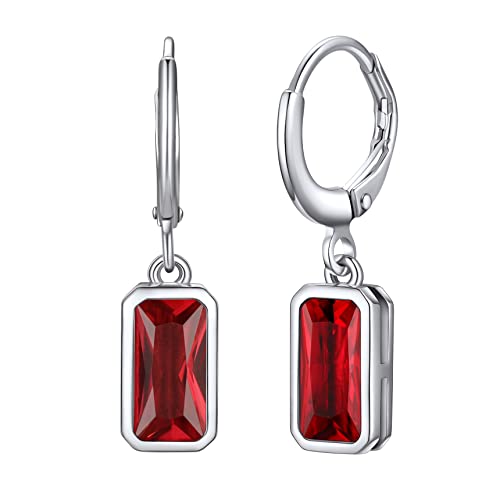 Bestyle Ohrringe Silber 925 Damen 13 Farbsteine Geschenk für Mama Valentinstag Muttertags von Bestyle