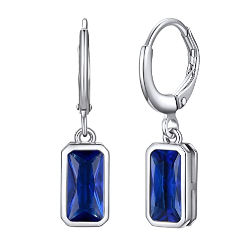 Bestyle Ohrringe Silber 925 Damen Frühling Peridot Stein August Geschenk für Mama Valentinstag Muttertags von Bestyle