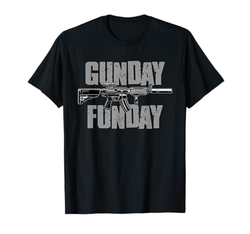 GUNDAY FUNDAY Lustiger Schießstand Day Pro 2A Herren T-Shirt von Besuchen Sie den Gunday Funday Apparel Store