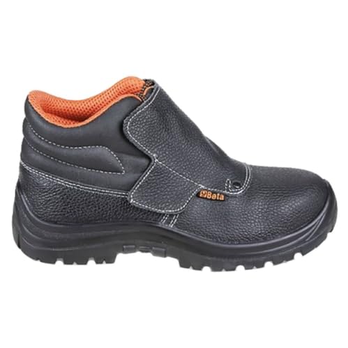 Beta 7245BK 44 - Stiefel, geschnürt, aus leder, wasserabweisend, rasch abstreifbar, mit vorderem schutz und klettverschluss von Beta