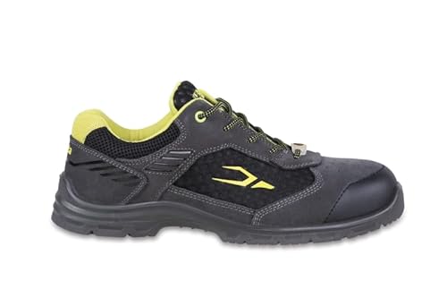 Beta - 7213G 40 New Flex-Unisex-Sicherheitshalbschuhe aus hoch atmungsaktivem Wildleder mit Mesh-Einsätzen und anatomischer Carbonsohle von Beta