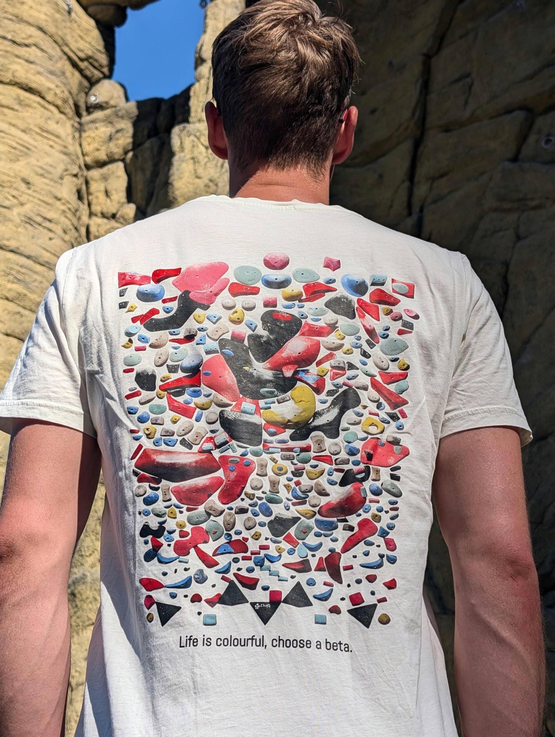 Boulder T-Shirt Life Is Colourful, Choose A Beta. Betabreaker Bio Fair Geschenk Boulder T-Shirt Life Is Colourful, Choose A Beta. Betabreaker Bio Fair Geschenk von Betabreakerapparel