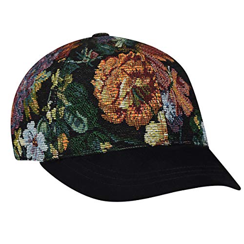 Betmar Damen FLORAL Baseball Cap, Blumenmuster, Einheitsgröße von Betmar