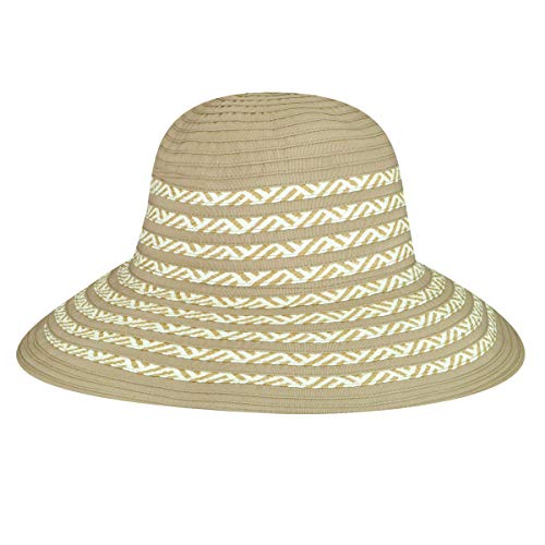 Betmar Damen Korsika Hut mit breiter Krempe - Weiß - Einheitsgröße von Betmar
