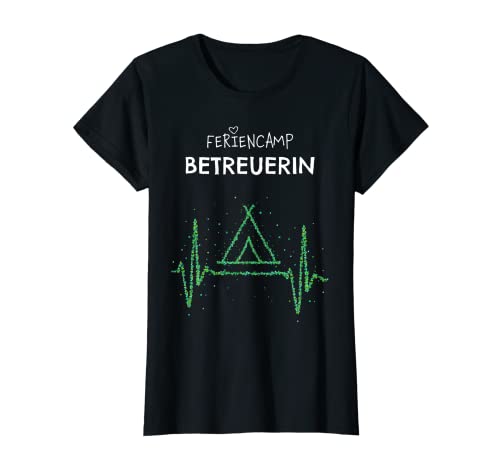 Damen Feriencamp Betreuerin Betreuung Sommercamp T-Shirt von Betreuung Feriencamp Sommercamp Camping Geschenk