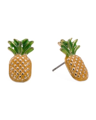Betsey Johnson Ananas-Ohrstecker, Mismatch, One Size, Metall, Kein Edelstein Betsey Johnson Ananas-Ohrstecker, Mismatch, One Size, Metall, Kein Edelstein von Betsey Johnson