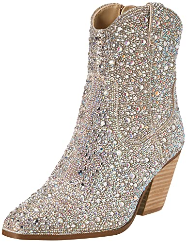 Betsey Johnson Blue by Women's SB-Diva Ankle Boot, Rhinestone, 8.5 von Betsey Johnson