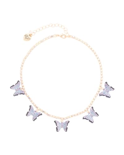 Betsey Johnson Butterfly Necklace (One Size, Butterfly Frontal Necklace) von Betsey Johnson