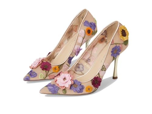 Betsey Johnson Damen Aimey Pumps, Nude Floral, 37 EU von Betsey Johnson