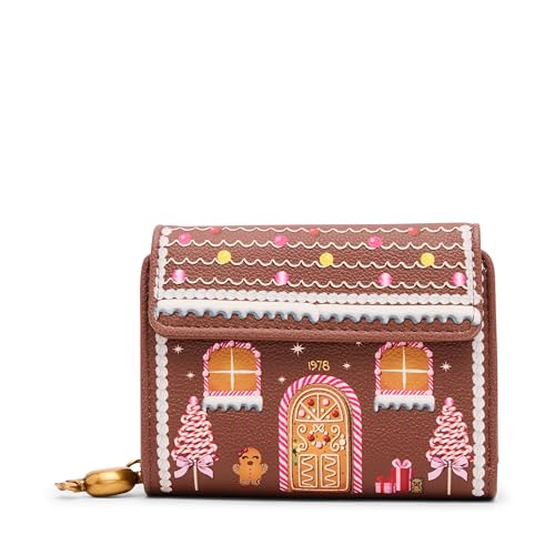 Betsey Johnson Damen Baking Spirits Bright Wallet Faltbare Geldbörse, Braun von Betsey Johnson